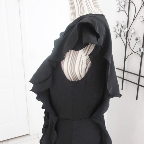 Victoria's Secret Black Ruffle Robe - Picture 8 of 14